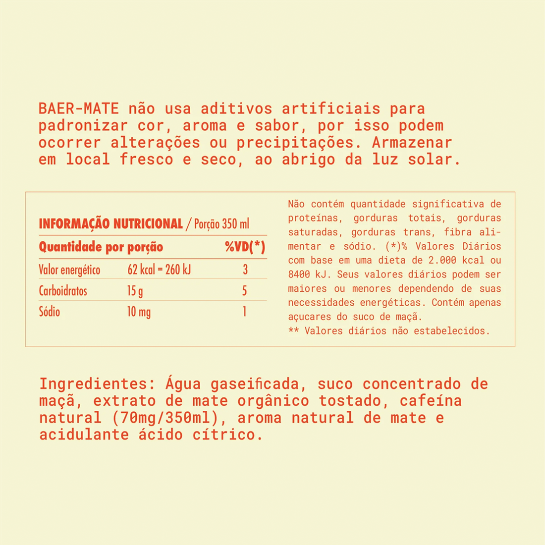 Baer-Mate 350ml (12 unidades)